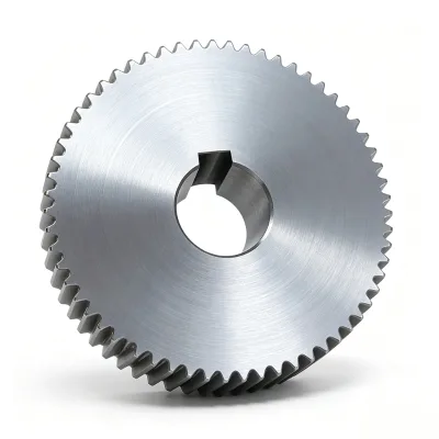 Customizable Heavy Duty Precision Spur Gear Steel Transmission Gear Wheel CNC Machining Mechanical Parts with Keyway