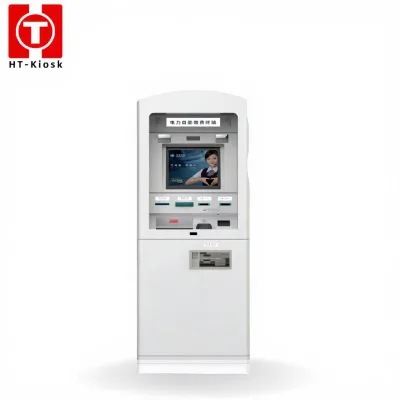 Self-Service Kiosk with Touch Screen for Medical/Government/Ticketing Shopping Mall Utility Payment & Auto-Printing Equipment