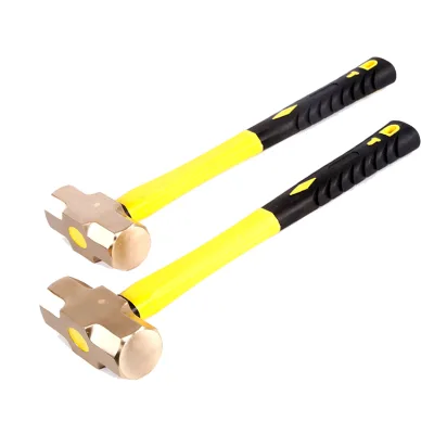 China OEM Factory Non Sparking Safety Brass Hammer Beryllium Copper Sledge Hammer