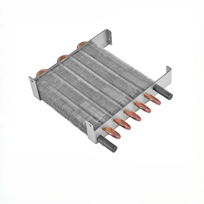 High Pressure Brass Tube Aluminum Fin Heat Exchanger for Offshore Rig Gas Cooling