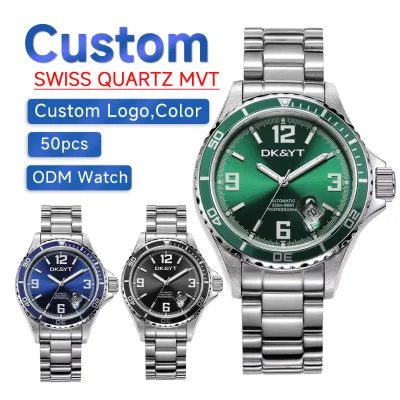 Custom Branded Automatic Watches Luxury Classic Men's Mechanical Watch Professional Diving Watch Automatic for Citizen Movement