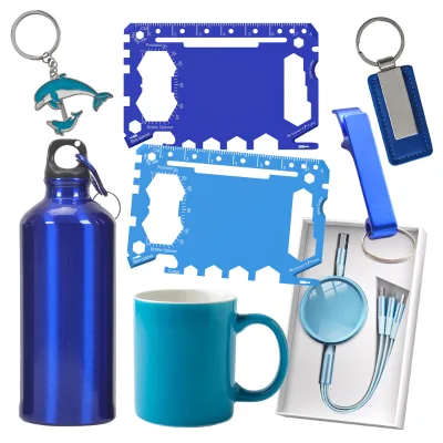 Giveaway Mini Gifts Business Gift Souvenir Corporate LOGO Custom Creative Promotion Stainless Steel Key Chain Mug Gift Set