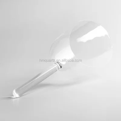 99.99% clear Quartz Crystal Singing Bowl With Handle