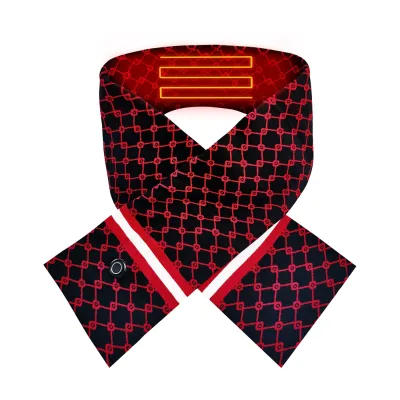 Winter Warm Heated Neck Scarf Back Heat Pad Repeatable Washing with 3 Temp Settings