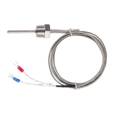 Industrial Stainless Steel K-Type Thermocouple Temperature Sensor RTD PT100 Electric for Cars and Home Appliances