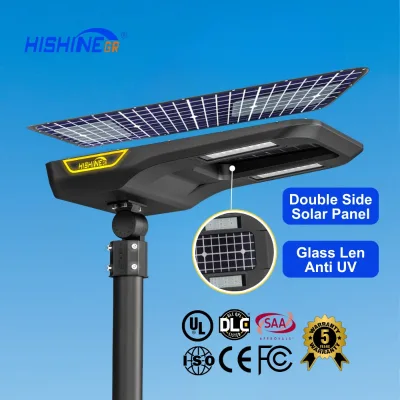 Integrated All in One 40w 60w 80w 100w 120w Stainless Steel Aluminum Outdoor Street Lights Remote Control Solar Street Lamp