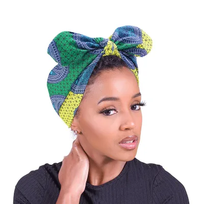 Hot African Pattern Cross Bow Knot Headband Personal Make up Product Women Daily Use Washing BowHeadband