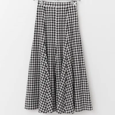 GIMILY OEM&ODM Custom Latest Long Skirts Girls Skirts Plaid Skirt with Use Good Materials