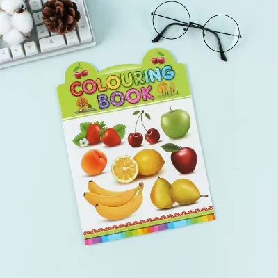 Custom Reusable Softcover Coloring Book for Children Offset Printed Paper Drawing Book for School Education
