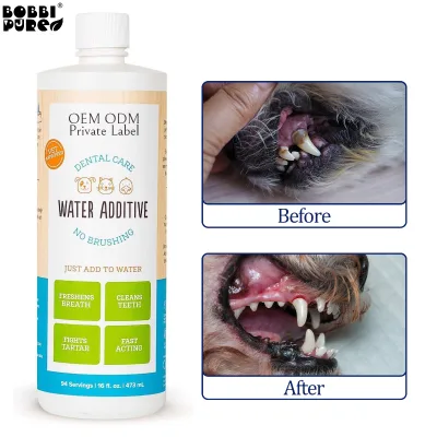 Professional Grade Pet Tooth Water Supplements - Advanced Dental Care Liquid Solution for Dogs and Cats, Wholesale Supplier