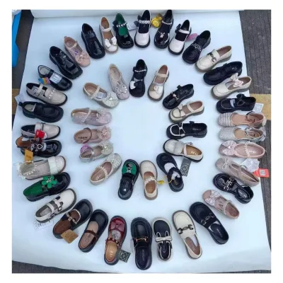 3.98 Dollar Model SLX009 Size 26-37 New Styles Walking Dress Shoes Kids Girl Footwear Formal Toddler Shoes , Cute Quality