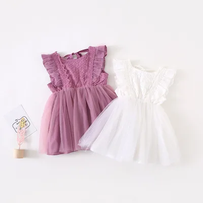 Party Princess Baby Girl Cotton Dresses Girl Kids Dress Gauze Puffy Girls' Princess Dress