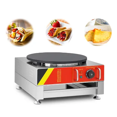 Commercial  Catering Equipment 1-plate Crepe Maker 40cm Electric Pancake Maker Machine