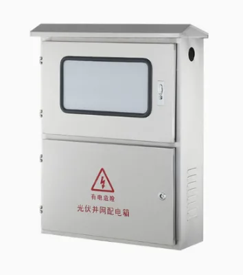 Outdoor Solar Double-door Photovoltaic Enclosure, Stainless Steel Electric Energy Metering Box, Photovoltaic Grid-connected Box