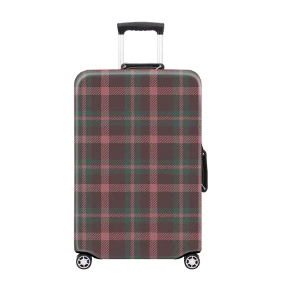 Christmas Geometric Pattern Sublimation Suitcase Cover Travel Luggage Suitcase Protective Cover