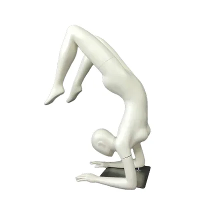 Fiberglass Egg Face Female Full Body for Clothing Display Sports Yoga Mannequin