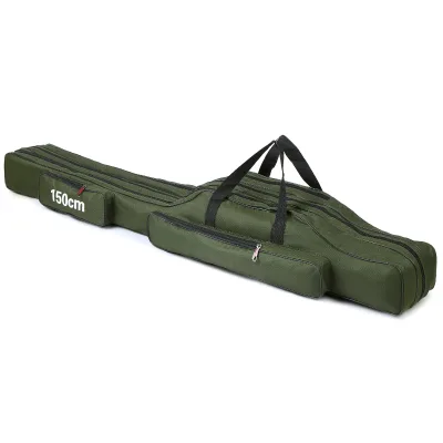 Waterproof Fishing Rod Case Tackle Storage Travel Bags Carry Organizer Fishing Camping Hiking Fishing Rod Bag