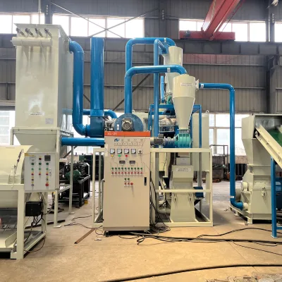 DOING Scrap Cable Wires Separator E-Waste Granulator Copper Plastic Separation Equipment Fully Automatic 100-1000kg/h Air