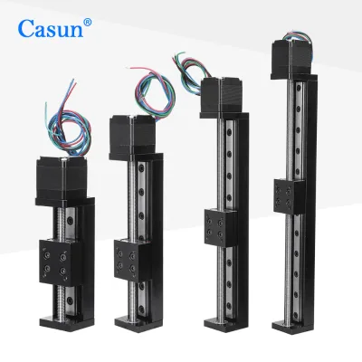 CNC Small Linear Actuator Tr6 Screw With NEMA 11 Stepper Motor Guide Rail Way 12V 24V Micro Linear Guide