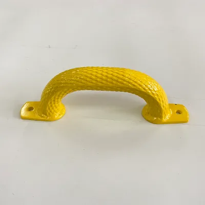 250 mm Bus Accessories Yellow Powder Coated Grab Pipe  Handle