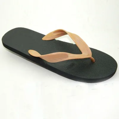 Black Rubber slippers for Women