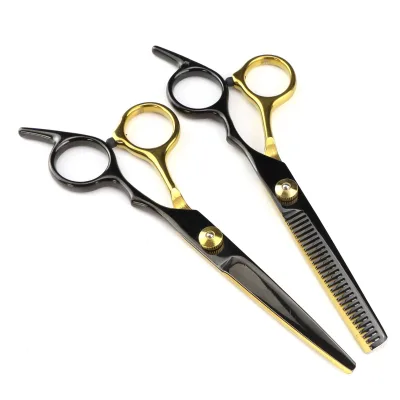 Hairdressing Scissors 6 Inch Hair Shear Professional Hairdressing Cutting Thinning Sheas