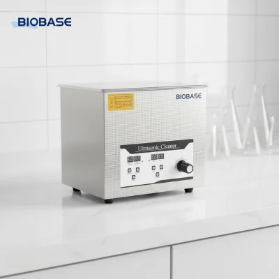BIOBASE CHINA Ultrasonic Cleaner UC-AD Series 10L Anti-corrosion LED Display Stainless Steel Shell Ultrasonic Cleaner for Lab
