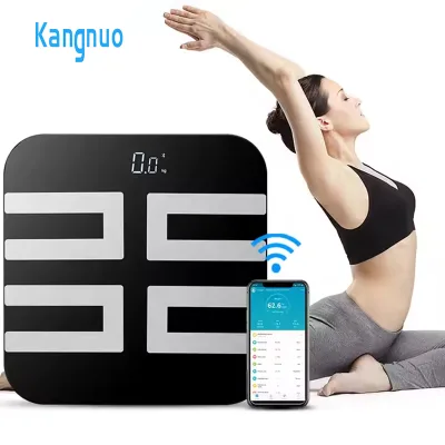 Good Quality 180kg Glass Led Display Electronic Digital Bathroom Blue Tooth Body Fat Weight Bmi Scale With App