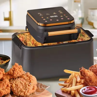 French Fries Air Fryer Without Oil One Touch Digital Control Presets Chicken Kitchen Home Appliance Air Fryer