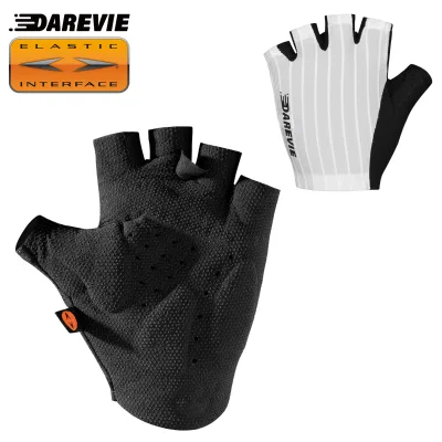 Darevie Road Gloves Half Finger Elastic Interface Palm Breathable Anti Shock Gloves Gel Pro Team Aero Cycle Race Cycling Gloves