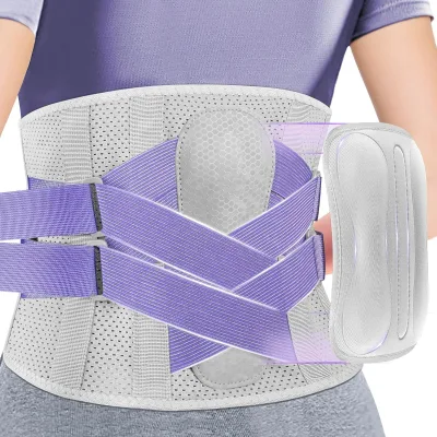 Factory Hot-selling Waist Support Belt with Double Pull Breathable Waistband Sports Support Belt Removable Pad