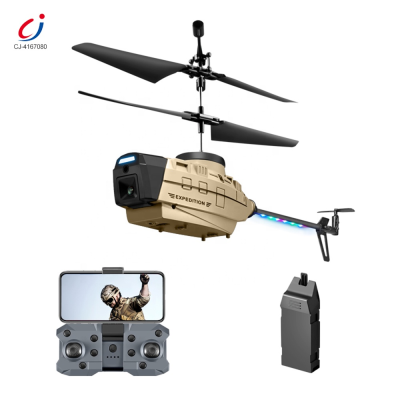 Chengji 4k Camera Remote Control Plane Toy Rc Helicopters Obstacle Avoidance Black Bee Helicopter Toy