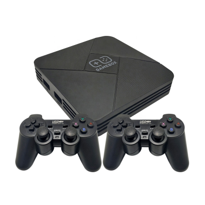 G5 Game Box 4K HD Video Game Console Support Double Dual Wireless Controllers Wifi for Family Party Mini TV Gamestick Player