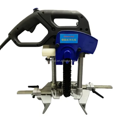 Hot Item Industrial Portable Hollow Chisel Mortising Machine with High Speed 4150rpm Square Hole Cutter for Woodworking Projects