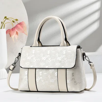 Drop-shipping Women's PU Lining Zipper Closure Crossbody Bag for Moms-Large Capacity Commuting Handbag