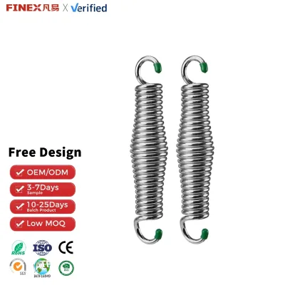 Custom Design Colorful Galvanized Stainless Steel Wire Torsion Springs Spiral Industrial Fitness Chest Expansion Craft