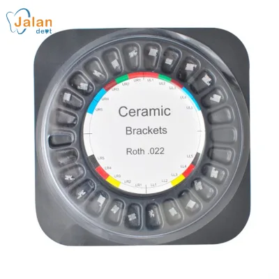 Dental Orthodontic Material Ceramic Bracket Roth/MBT Dental Orthodontic Bracket