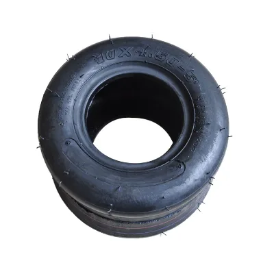 High Quality Pneumatic Inflatable Rubber Tubeless Go Kart Tire 10x4.50-5