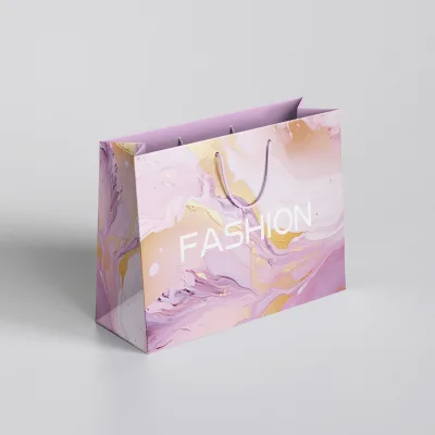 Waterproof Florist Bouquet Carry Shopping Gift Paper Bag Packaging Flowers Bags With Custom Logo