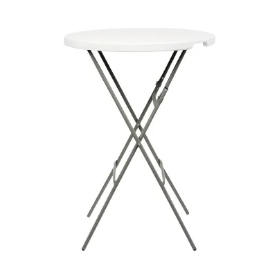 Outdoor Dining Folding Metal Frame Plastic Table for Camping Banquet Training Use