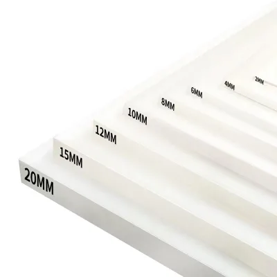 OEM 12 Inch UHMWPE HDPE and PE Board Rigid CNC Machine Skills UV Printing Smooth Surface Cut-to-Size Board