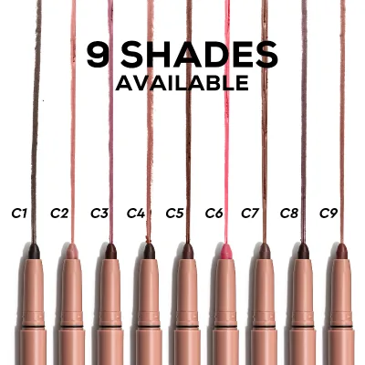 Hot Trend in Stock Matte Waterproof Long Lasting Ins Popular Lip Liner Retractable Low MOQ Private Label