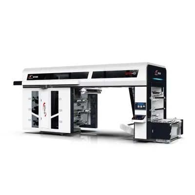 Multi Color CI BOPP PE High Quality Paper and Film Central Drum Flex Machine Printing Roll Printing Machine Price