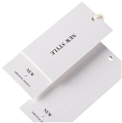 Custom Eco-Friendly Recyclable Hangtags for Clothing Low MOQ Swing Hangtag