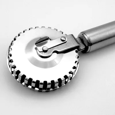 Stainless Steel Pastry Roller Sealing Embossing Knife, Pie Filling Dumpling Fancy Double-sided Rolling Lace Cutting Knife