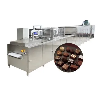 High Capacity Chocolate Block Making Line Complete Chocolate Bar Production Plant for Food Factory