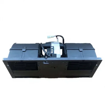 8114-00172 Universal Vehicle Ceiling AC Blower Fan Assembly Dual Outlet HVAC Cooling Module for Bus Truck Van Custom Supplier