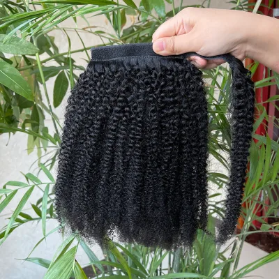 Wholesale Price Virgin Indian Human Hair Ponytail,ponytail Human Hair,100% Virgin Human Hair Ponytail Extension
