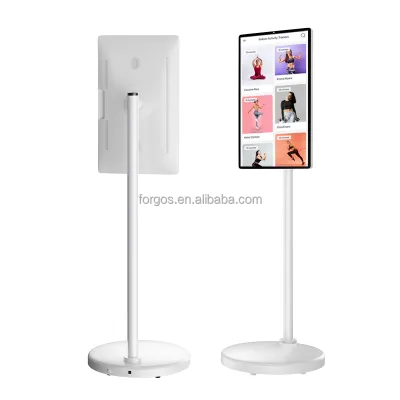 32 Inch Battery-power Android Stand Tv In-cell Touch Screen Gym Gaming Live Room Interactive Smart Portable Tv Display Smart TV