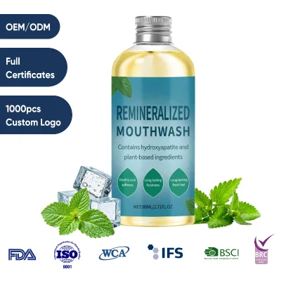 Private Label 1000Pcs Mouthwash Fresh Breath with Natural Mint Field Essence Gentle Refreshing Anytime